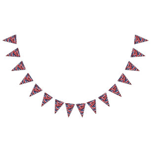 Bannière patriotique drapeaux