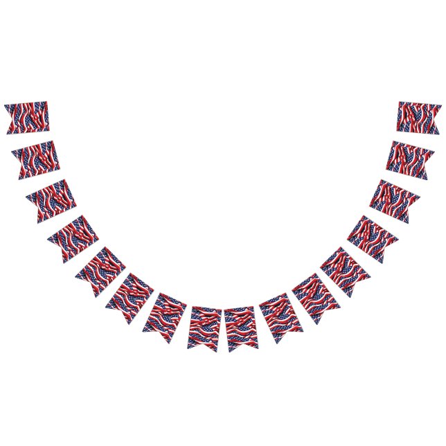 Bannière patriotique drapeaux (Tout)