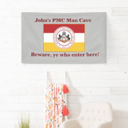 * Bannière personnalisable 3'x5 pour MAN CAVE avec