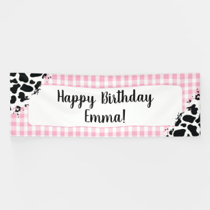 Bannière personnalisable Joyeux Anniversaire Gingh