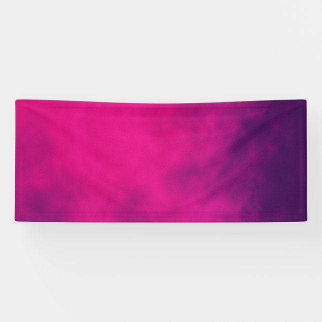Bannière personnalisée avec dégradé rose néon (Horizontal)