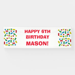 Bannière personnalisée "Blocs de construction"