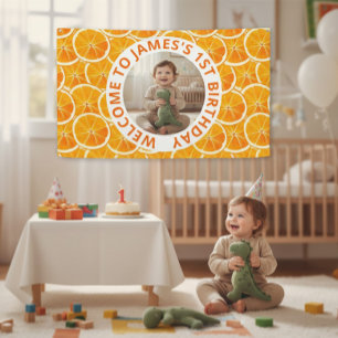Bannière personnalisée d'anniversaire pour enfants