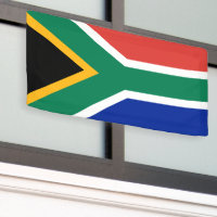 Bannière personnalisée drapeau sud-africain