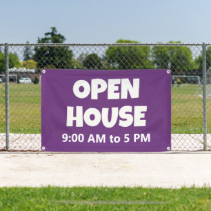 Bannière personnalisée OPEN HOUSE