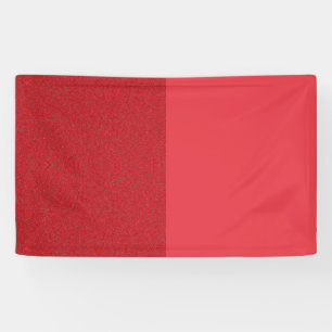 Bannière personnalisée texture duo rouge tomate