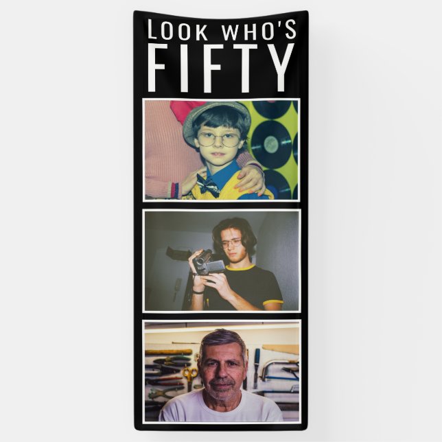 Bannière photo du 50e anniversaire (Vertical)