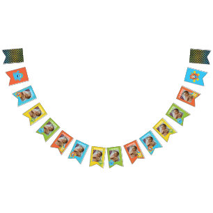 Bannière photo mensuelle petit monstre 1er anniver