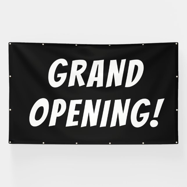 Bannière pour la Grande Ouverture Noire ! (Horizontal)