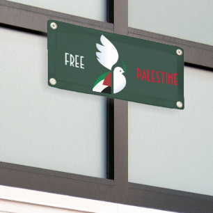 Bannière pour la Palestine libre – Sensibilisation