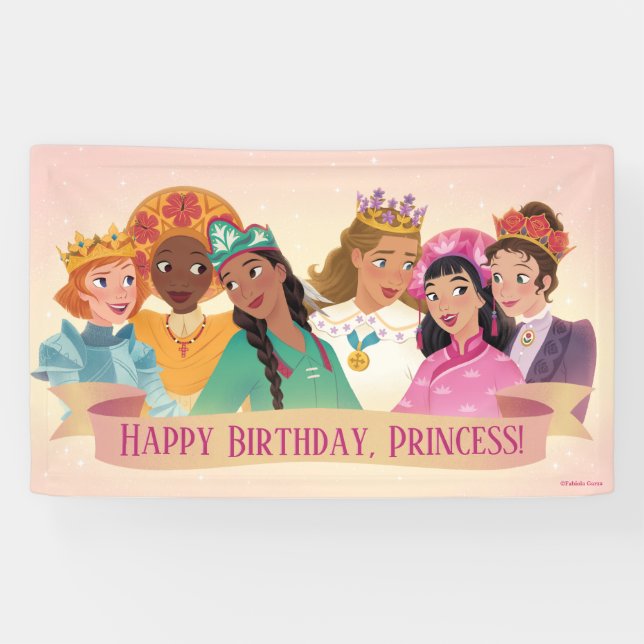 Bannière Princesses du Ciel™ (Personnalisable) (Horizontal)
