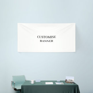 Bannière professionnelle en vinyle pour intérieur