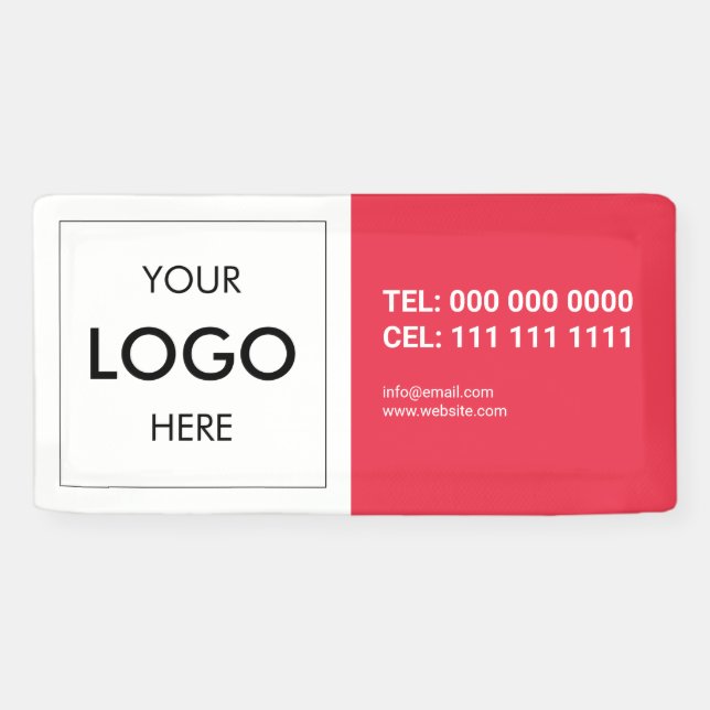 Bannière professionnelle Logo Moderne (Horizontal)