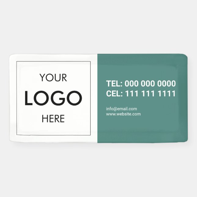 Bannière professionnelle Logo Moderne (Horizontal)