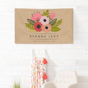 Bannière promotionnelle de Bouquet floral