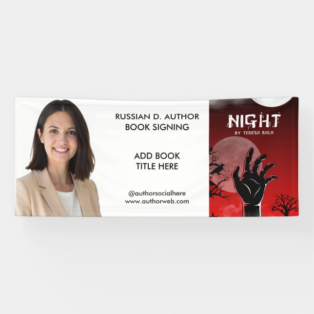 Bannière promotionnelle de lancement et de signatu (Horizontal)