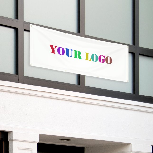Bannière promotionnelle du logo commercial personn (Bâtiment extérieur)