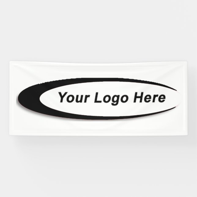 Bannière propre uni blanc - propre couleur (Horizontal)