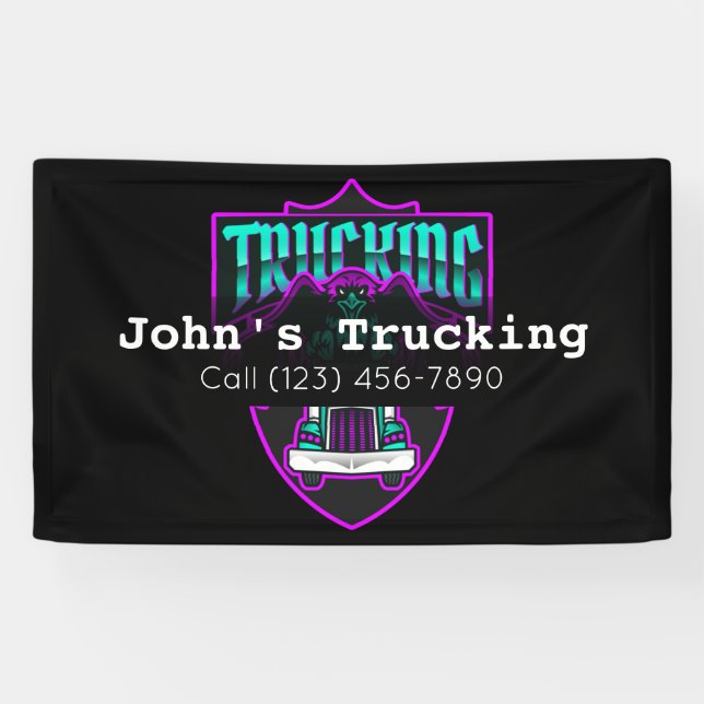 Bannière publicitaire pour entreprise de camionnag (Horizontal)