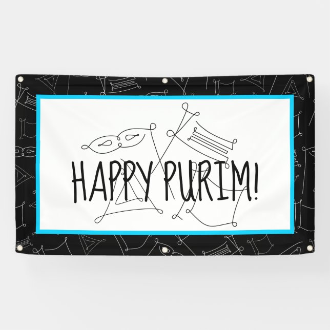 Bannière Purim (Horizontal)