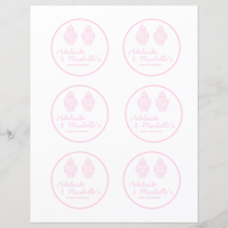 bannière rose douce de pot en céramique prépa