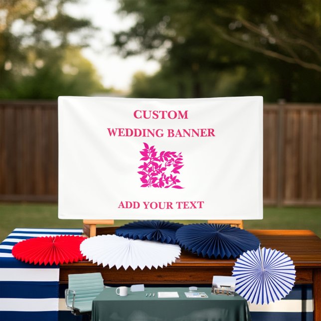 Bannière rouge noire blanche florale | Revenir à l (Class of 2022 banners made bold with zazzlemade flair! #zazzlemade #graduatebanners

)