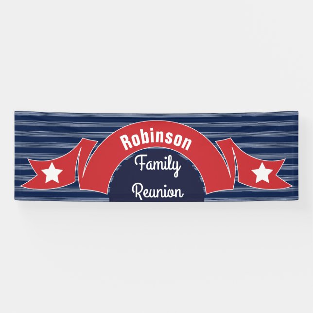 Bannière Ruban Rouge (Horizontal)