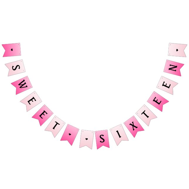 Bannière sweet sixteen (Tout)