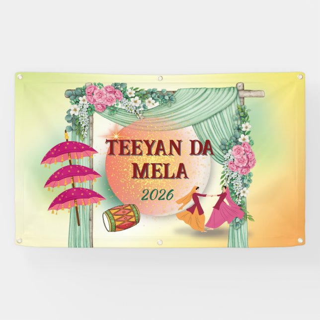 Bannière Teeyan da Mela | Personnalisée (Horizontal)