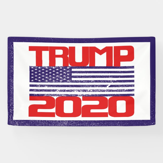 Bannière Trump 2020 (Horizontal)