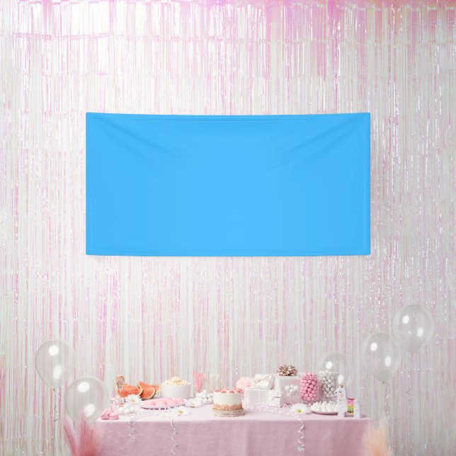 Bannière Turquoise pour mur ou affichage (Fête)