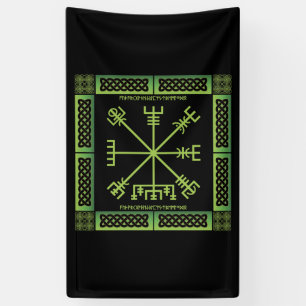 Bannière Vegvisir celtique