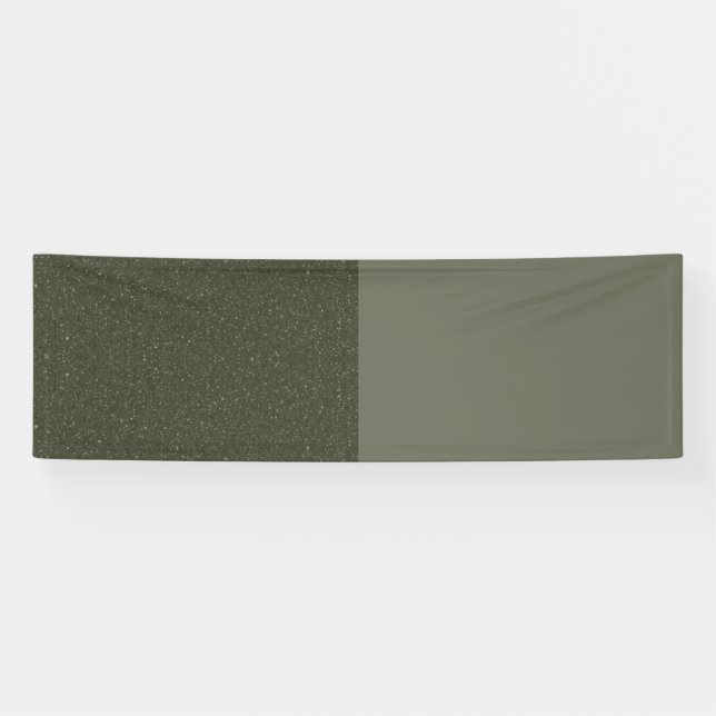 Bannière verte mousse partagée – Texturé, lisse (Horizontal)
