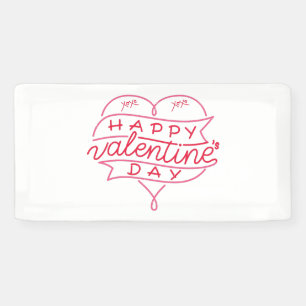 Bannière vinyle 2x1 Joyeuse Saint-Valentin