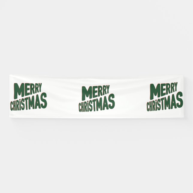 Bannière vinyle Noël 2.5x10 (Horizontal)
