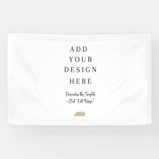 Bannière Vinyle personnalisable (Horizontal)