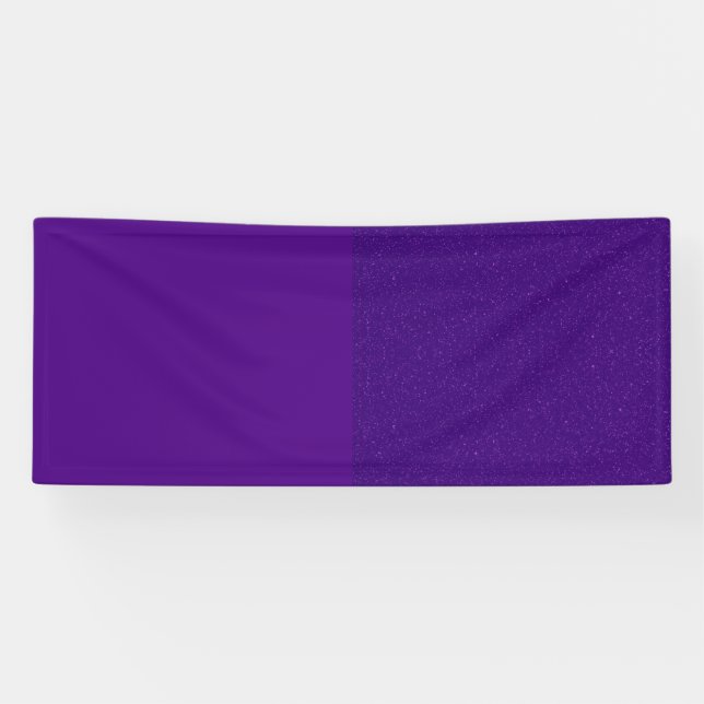 Bannière violette avec accent pailleté à droite (s (Horizontal)