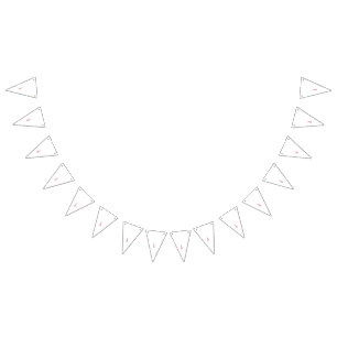 Bannières de Bunting Fête Sur mesure Décorat