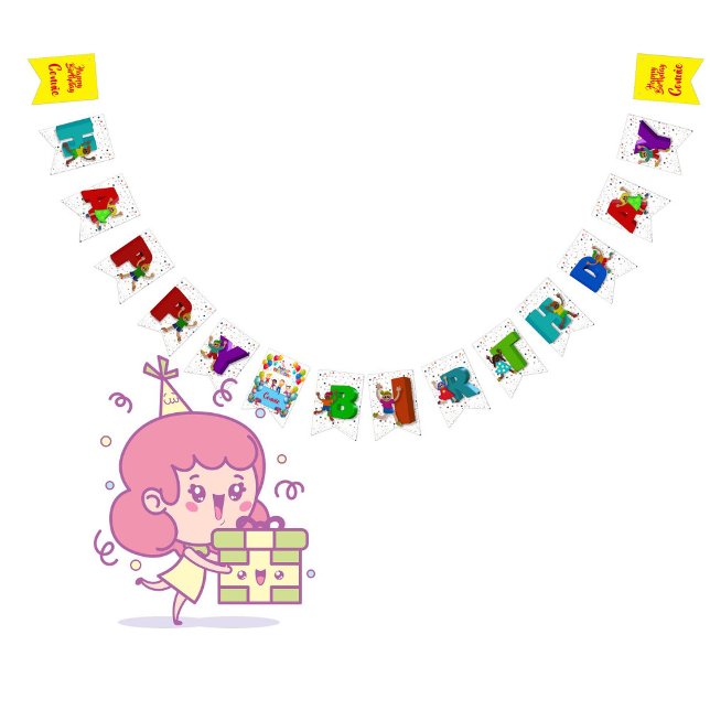 Bannières de fête tendance pour les anniversaires  (Créateur téléchargé)