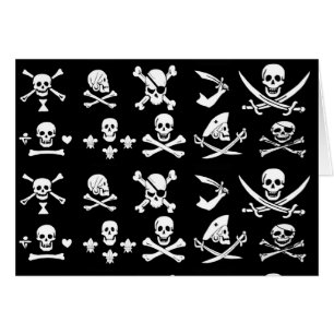 BANNIERES DE PIRATE NOIR ANTIQUES ET CARTES AU TRÉ