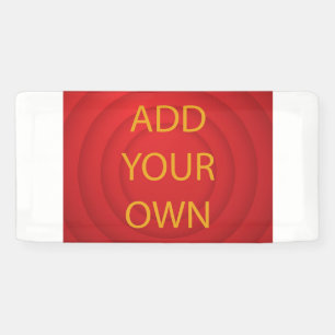 Bannières de vinyle personnalisées pour les célébr