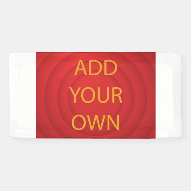 Bannières de vinyle personnalisées pour les célébr (Horizontal)