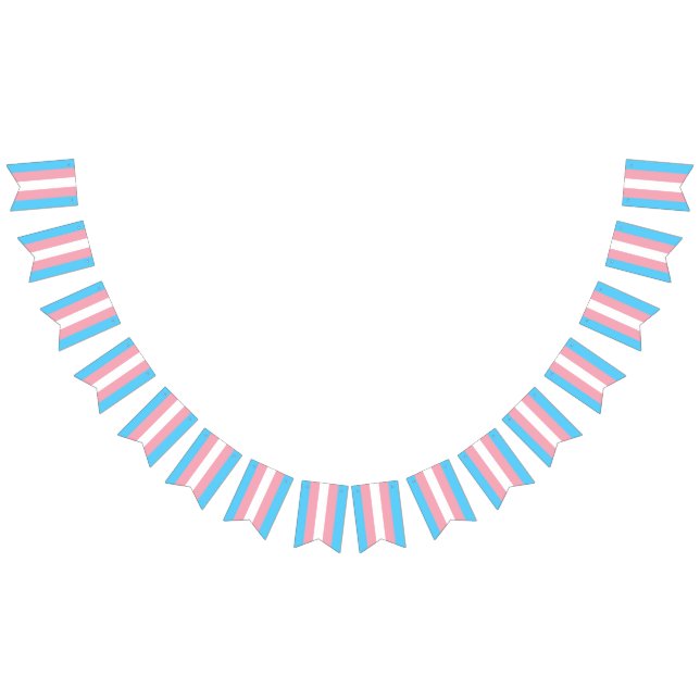 Bannières du Parti Drapeau Transgenre Garland (Tout)