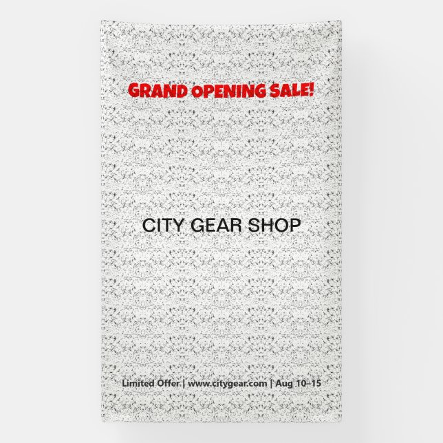 Bannières en vinyle bon marché ・ Signes en PVC Liv (Verticale)