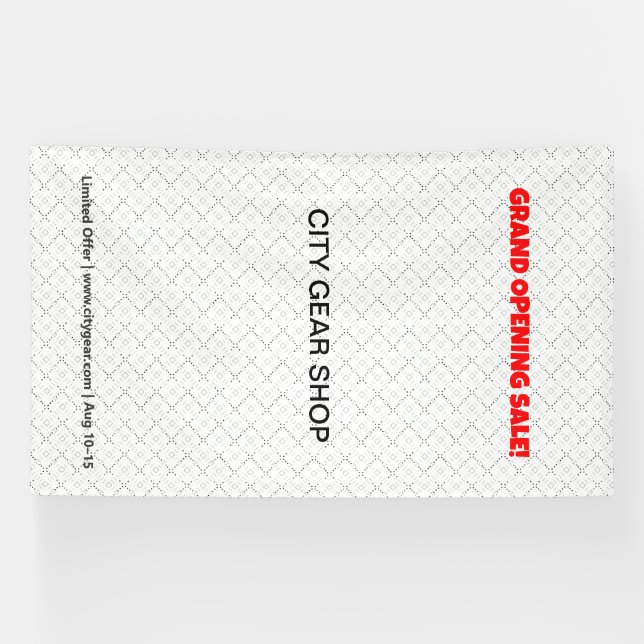 Bannières en vinyle de script et de maillage - Imp (Horizontal)