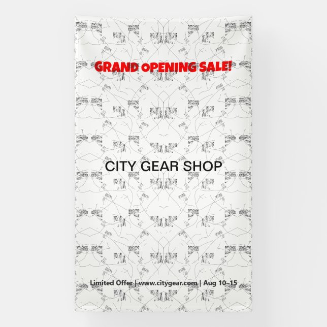 Bannières en vinyle extérieur personnalisées | Cou (Verticale)