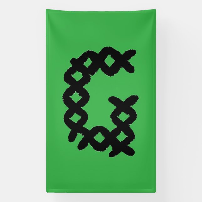 Bannières en vinyle spécialisées | Maille, rétro-é (Verticale)