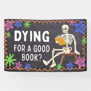 Bannières Halloween pour bibliothèque scolaire et