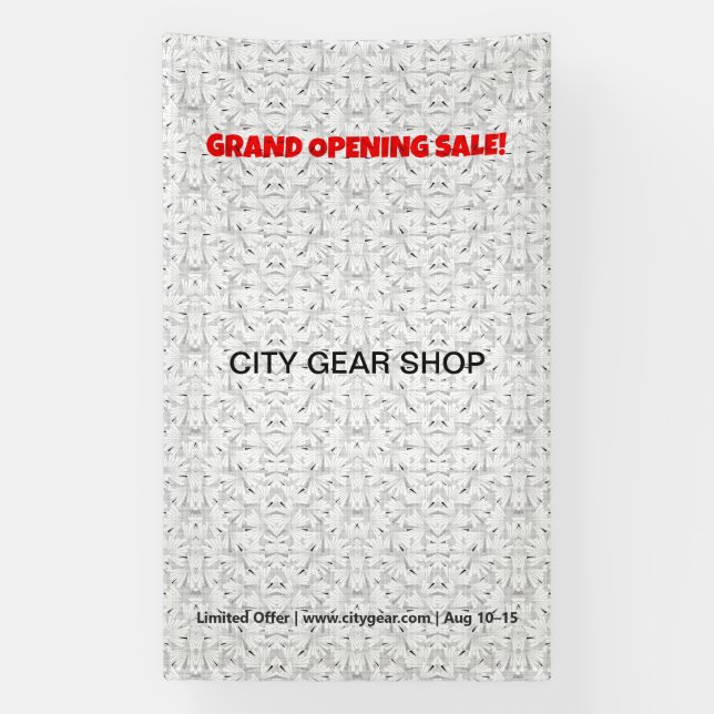 Bannières personnalisées en vinyle pour l'extérieu (Verticale)