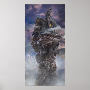 Bannitio Poster de l'Art numérique surréaliste